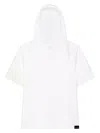Courrèges White Cotton Hoodie T-shirt In White