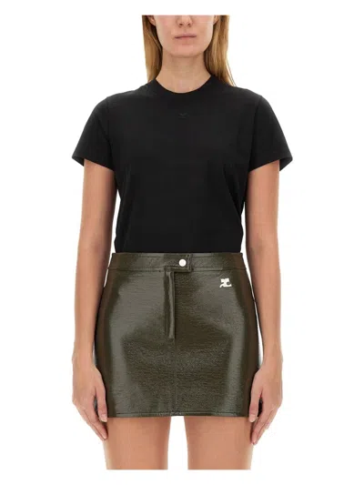 COURRÈGES WOMEN'S COTTON T-SHIRT