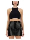 Courrèges Courregès Crop Top In Black