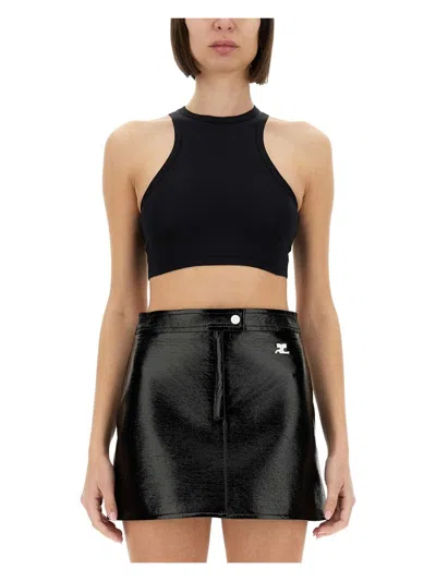 COURRÈGES WOMEN'S CROP TOP