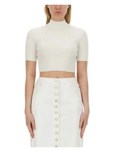 COURRÈGES WOMEN'S CROP TOP