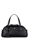 Courrèges Courreges Pre Friday Leather Bowling Bag In Black