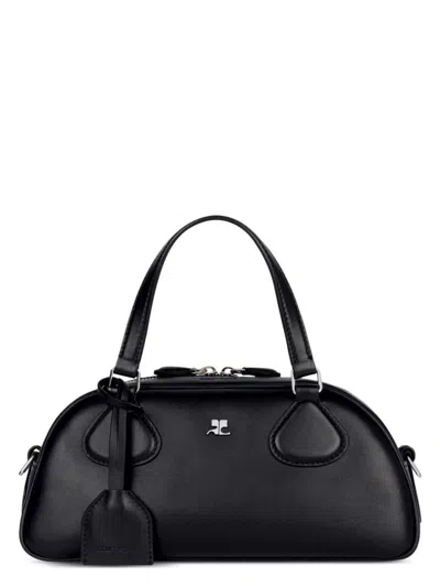 COURRÈGES WOMEN'S FRIDAY LEATHER BOWLING BAG