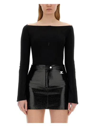 COURRÈGES WOMEN'S JERSEY BODYSUIT