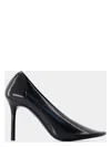Courrèges Women's Nude Stilettos Pumps In Black