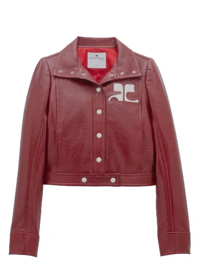 COURRÈGES WOMEN'S PERCBL005VY0014 REEDITION VINYL JACKET