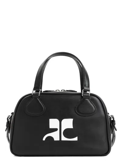 COURRÈGES WOMEN'S REEDITION LEATHER BOWLING BAG
