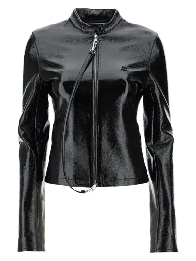 COURRÈGES WOMEN'S SHINY ZIP JACKET