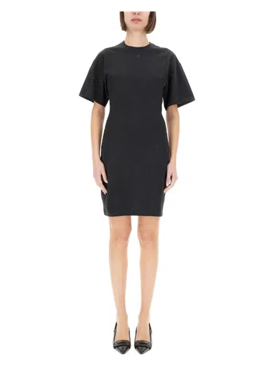 COURRÈGES WOMEN'S SHORT COTTON DRESS