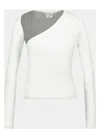 Courrèges Courregès Slash Contrast T In White