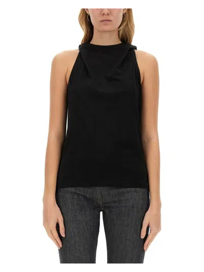 COURRÈGES WOMEN'S TOPS WITH LOGO TOP