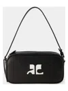 Courregã¨s Rã©edition Baguette Bag In Black