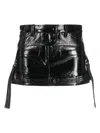 Courregã¨s Women's Racer Vinyl Skirt In Black