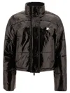COURREGÃ¨S WOMEN'S VINYL PUFFER JACKET