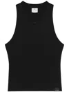 Courrèges Appliqué Tank Top In 黑色