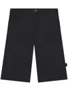 Courrèges Black Shorts With Pockets In 黑色
