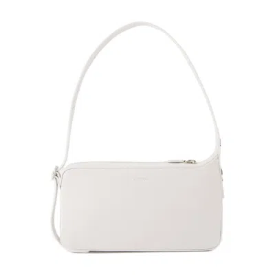 Courrèges Courregès One Racer Baguette Shoulder Bag In White