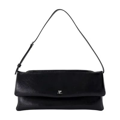 Courrèges Cuff Pouch Courreges Leather Black
