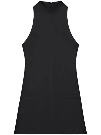 COURRÈGES 2 POCKET TWILL A LINE DRESS