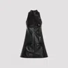 Courrèges Courreges 2 Pockets Vinyl A-line Dress Women In Black