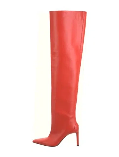 Pre-owned Courrèges 2022 Leather Boots In Orange