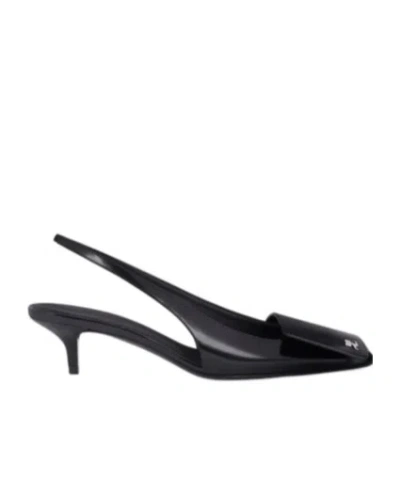 COURRÈGES COURRÈGES FOLD SLINGBACK PUMPS
