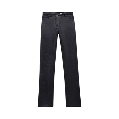 Pre-owned Courrèges 5-pocket Vinyl Pants 'black' | Women's Size 28