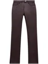 Courrèges 5 Pockets Vinyl Pants In Red