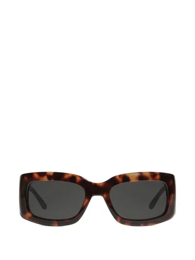 Courrèges 69 Tortoiseshell-effect Sunglasses In Brown