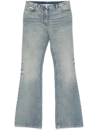 COURRÈGES 70'S BOOTCUT JEANS WOMAN BLUE IN COTTON