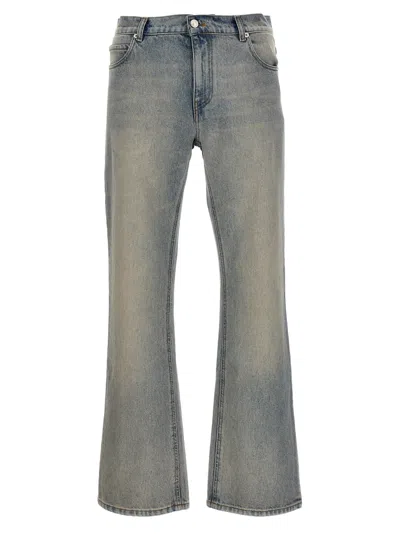 Courrèges 70s Bootcut Jeans In Blue