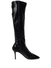 Courrèges 75mm Oblique Boots In Black