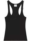 Courrèges Holistic Buckle 90s Tank Top In 黑色