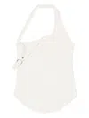 Courrèges Courreges Pre 90's Buckle Tank Top In Neutral