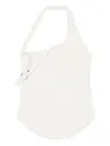 Courrèges Courreges Pre 90's Buckle Tank Top In White