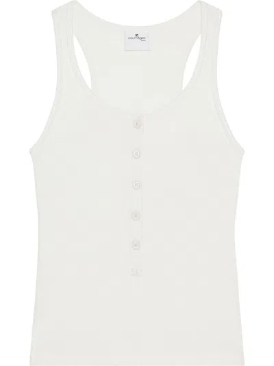 Courrèges Courreges T-shirts And Polos In Heritage White