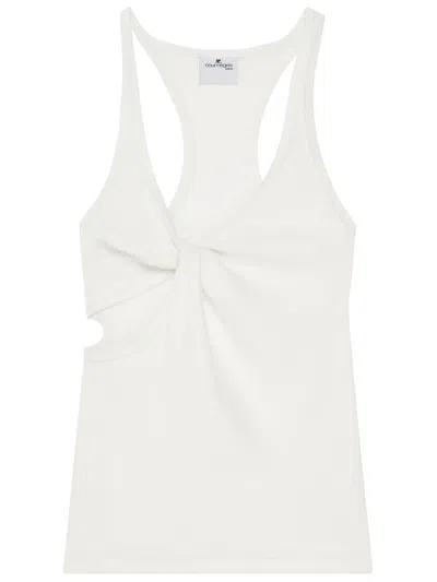Courrèges Sleeveless Top In White