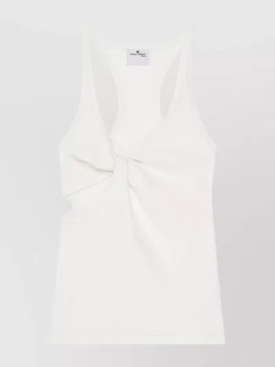 COURRÈGES 90'S TANK TOP TWIST DETAILING