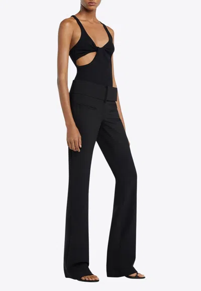 Courrèges 90's Tank Top With Cut-out In Black