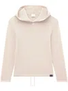 Courrèges Logo-patch Mesh Jumper In 中性色