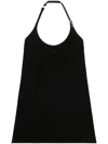 Courrèges Black Babydoll Dress In 黑色
