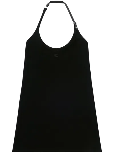 Courrèges Black Babydoll Dress