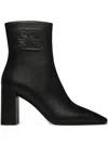 Courrèges 90mm Block-heeled Ankle Boots In Black