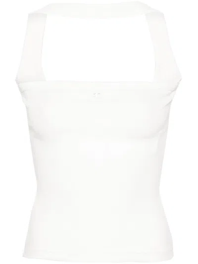 Courrèges Courreges "90's Hyperbole Ribbed Women In White