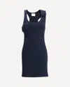 Courrèges Courreges Black Cotton Mini Dress