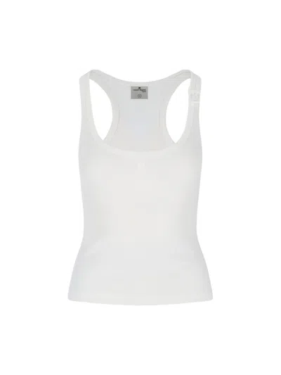 COURRÈGES 90'S" RIBBED TANK TOP - WHITE