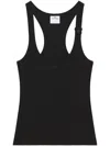 Courrèges Holistic Buckle 90s Tank Top In Black