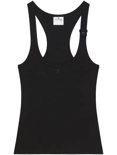 COURRÈGES 90S RIBBED TANK TOP