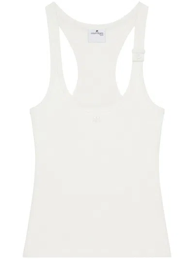 COURRÈGES 90S RIBBED TANK TOP