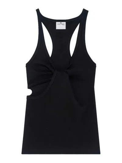 Courrèges 90s Tank Top In Black